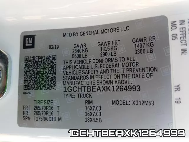 1GCHTBEAXK1264993