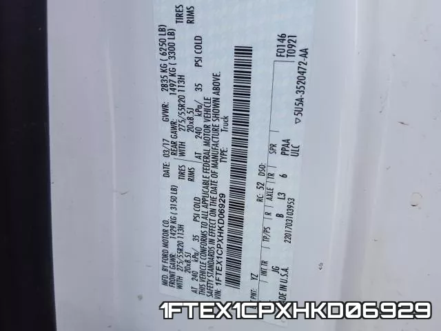 1FTEX1CPXHKD06929