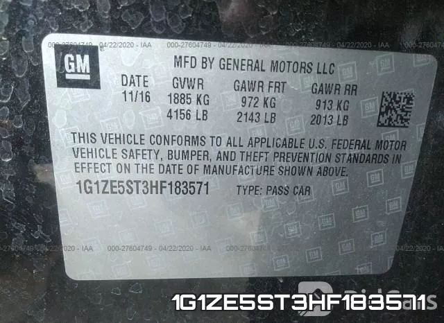 1G1ZE5ST3HF183571