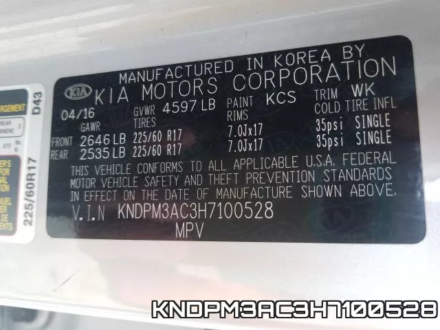 KNDPM3AC3H7100528