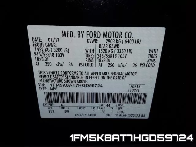 1FM5K8AT7HGD59724