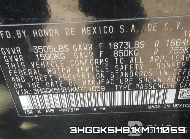 3HGGK5H81KM711059