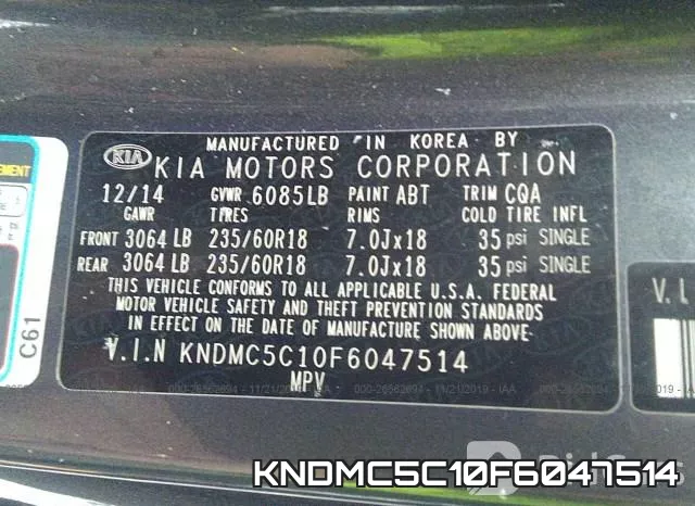 KNDMC5C10F6047514