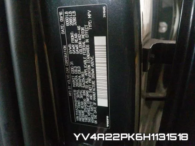 YV4A22PK6H1131518