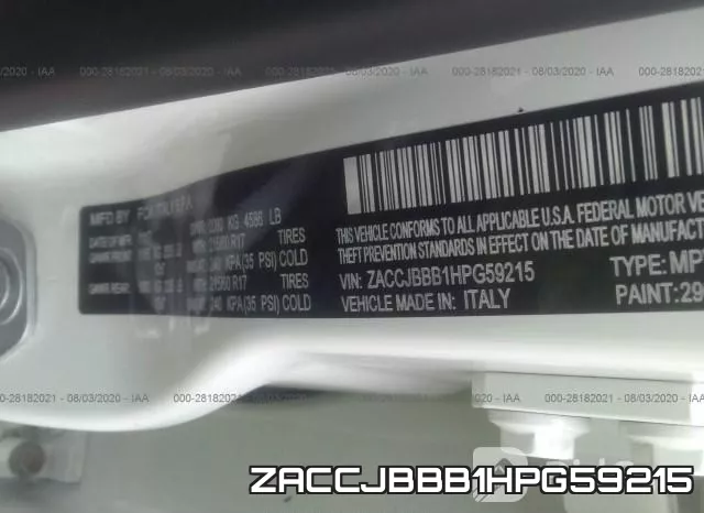 ZACCJBBB1HPG59215