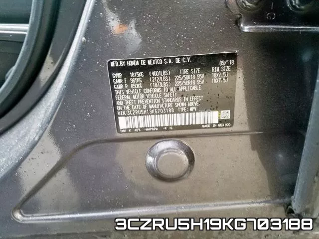 3CZRU5H19KG703188