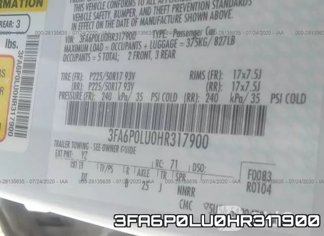 3FA6P0LU0HR317900