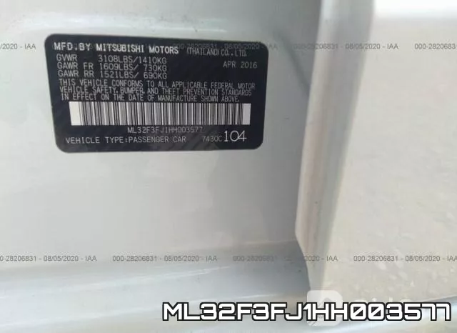 ML32F3FJ1HH003577