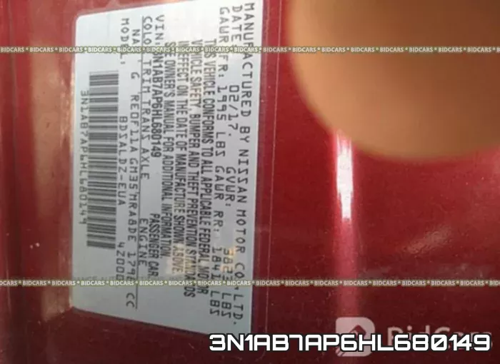 3N1AB7AP6HL680149