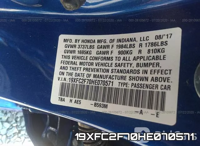 19XFC2F70HE070571