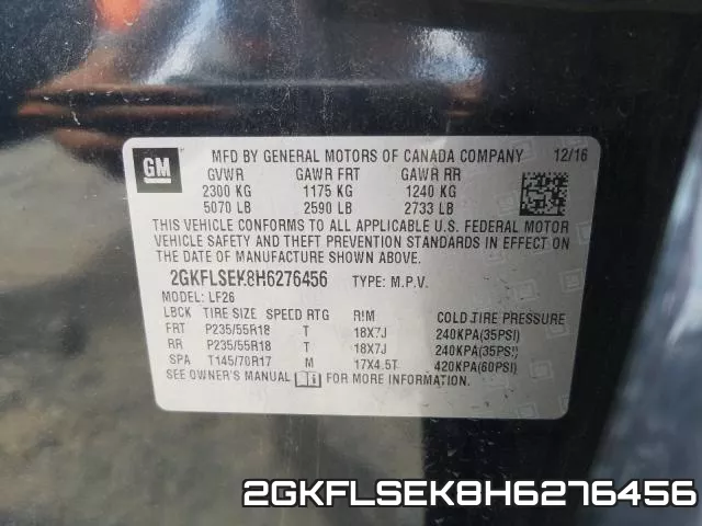 2GKFLSEK8H6276456