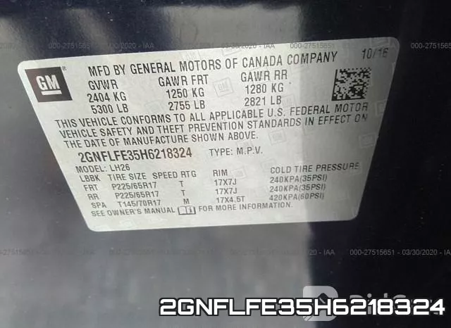 2GNFLFE35H6218324