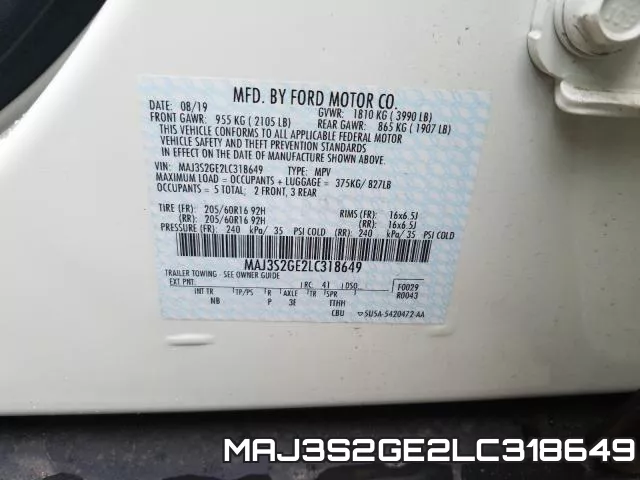 MAJ3S2GE2LC318649