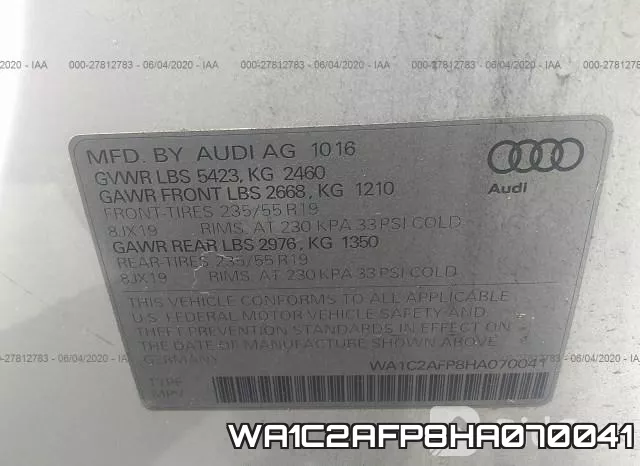 WA1C2AFP8HA070041