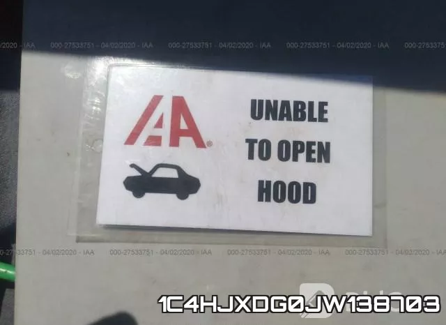 1C4HJXDG0JW138703
