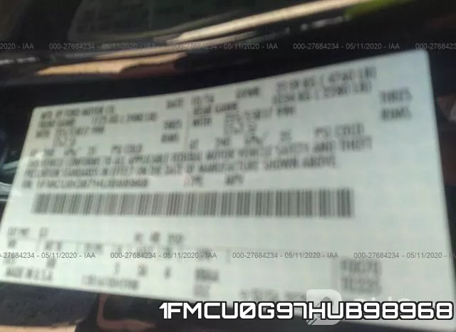 1FMCU0G97HUB98968