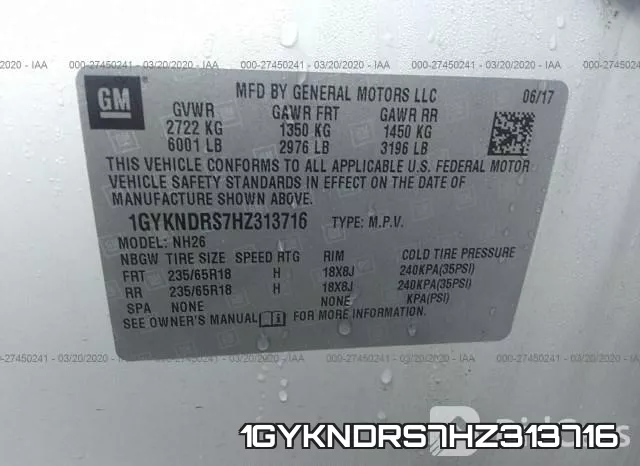 1GYKNDRS7HZ313716
