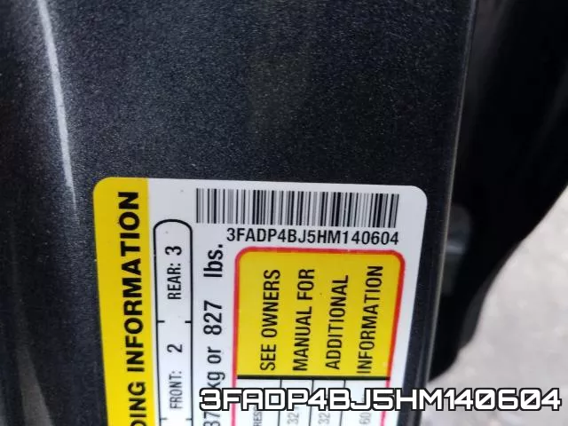 3FADP4BJ5HM140604