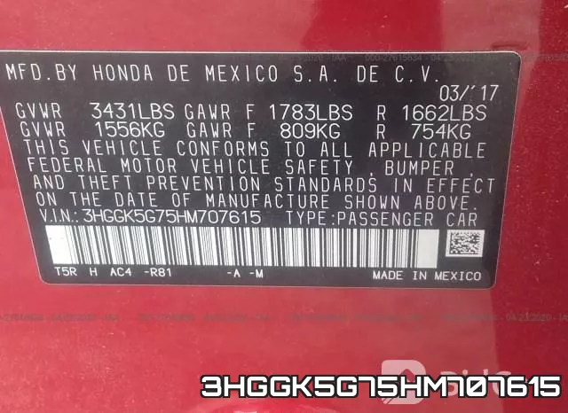 3HGGK5G75HM707615
