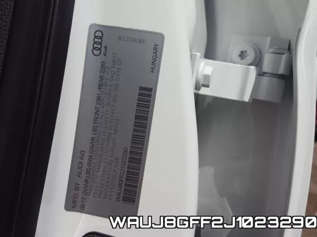 WAUJ8GFF2J1023290