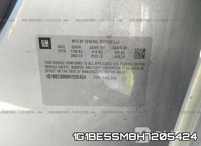 1G1BE5SM8H7205424