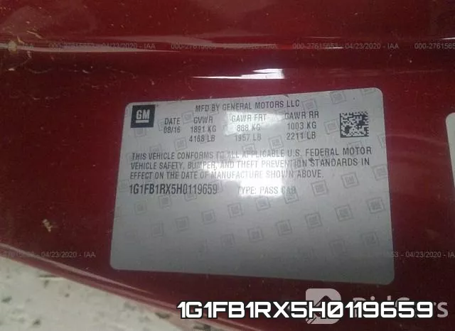 1G1FB1RX5H0119659