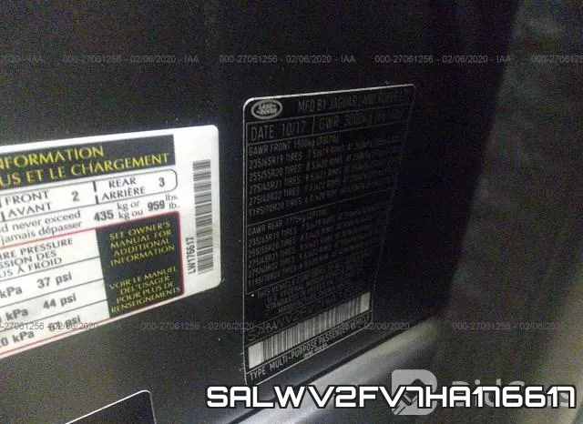 SALWV2FV7HA176617