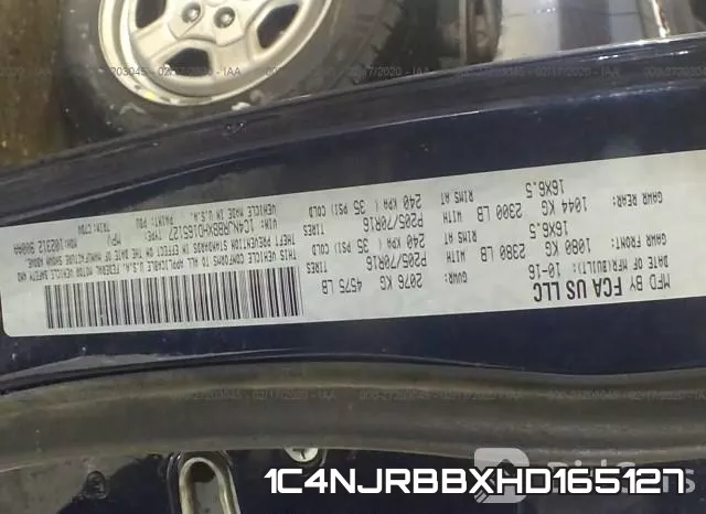 1C4NJRBBXHD165127