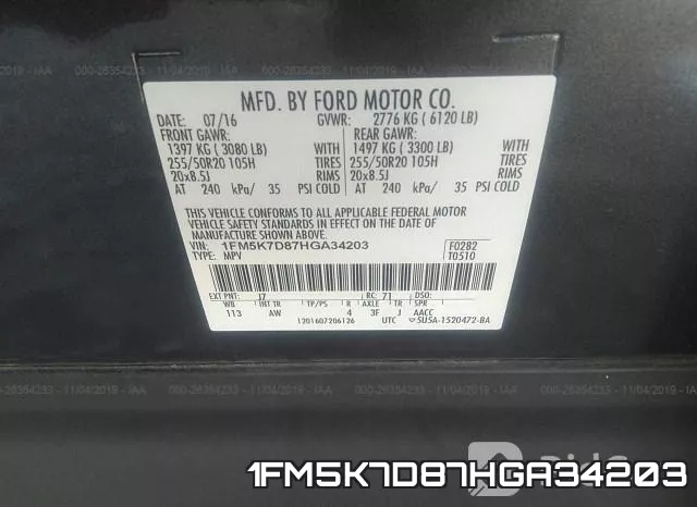 1FM5K7D87HGA34203