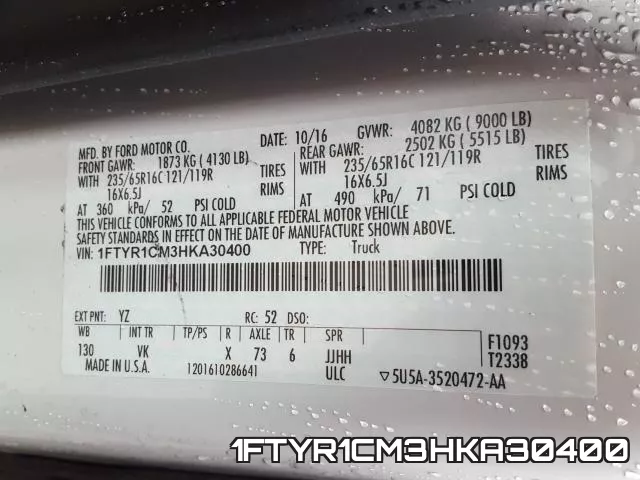 1FTYR1CM3HKA30400