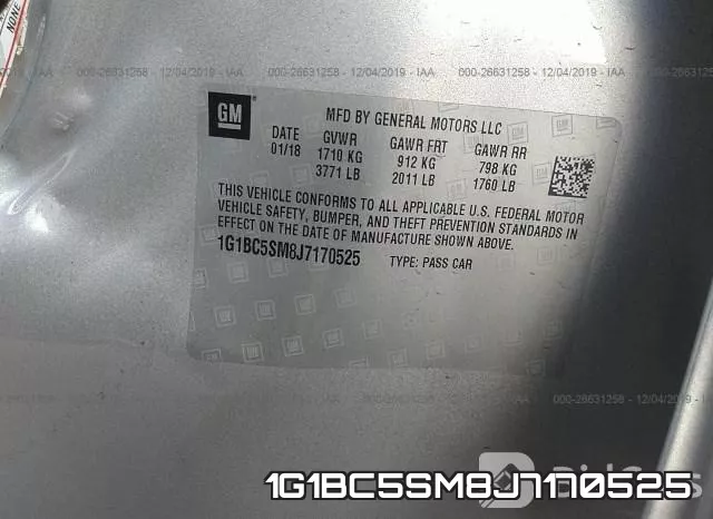 1G1BC5SM8J7170525