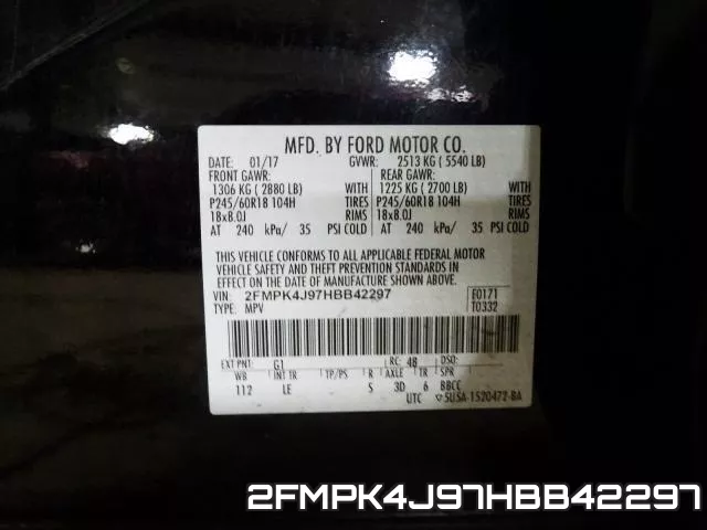2FMPK4J97HBB42297