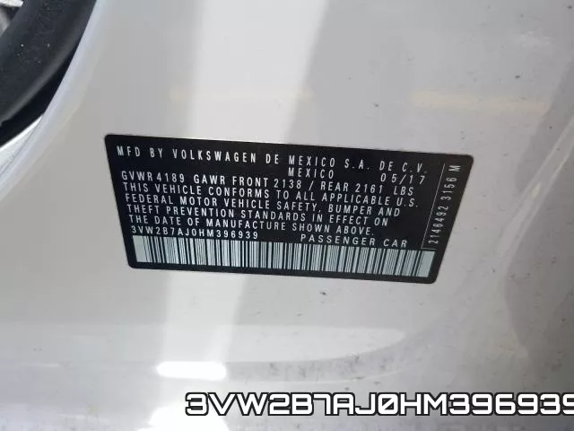 3VW2B7AJ0HM396939