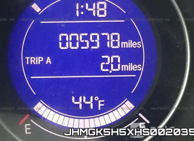 JHMGK5H5XHS002035