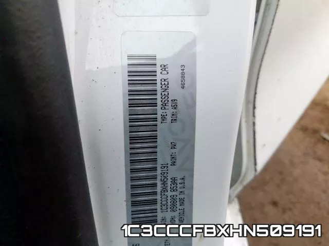 1C3CCCFBXHN509191