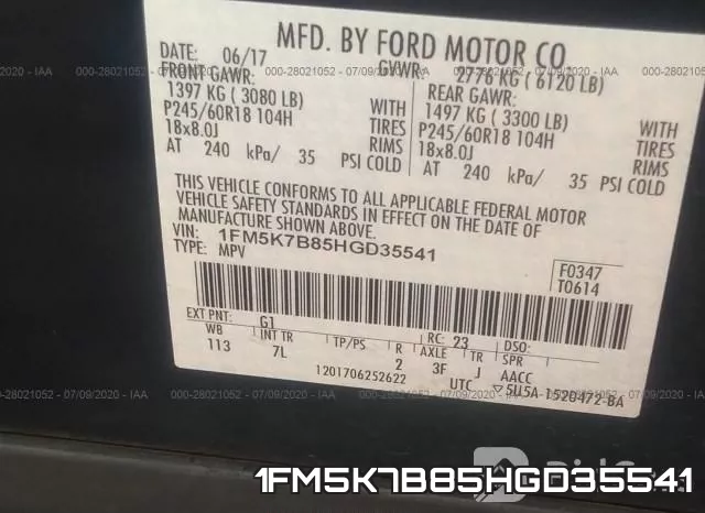 1FM5K7B85HGD35541