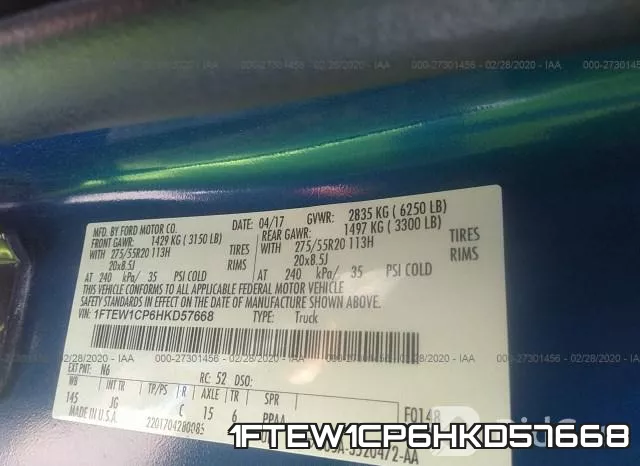 1FTEW1CP6HKD57668
