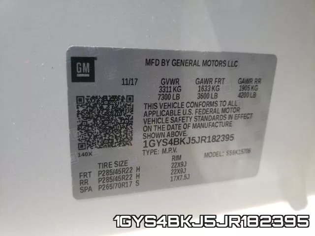 1GYS4BKJ5JR182395