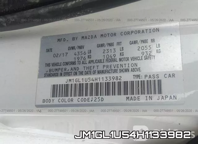 JM1GL1U54H1133982