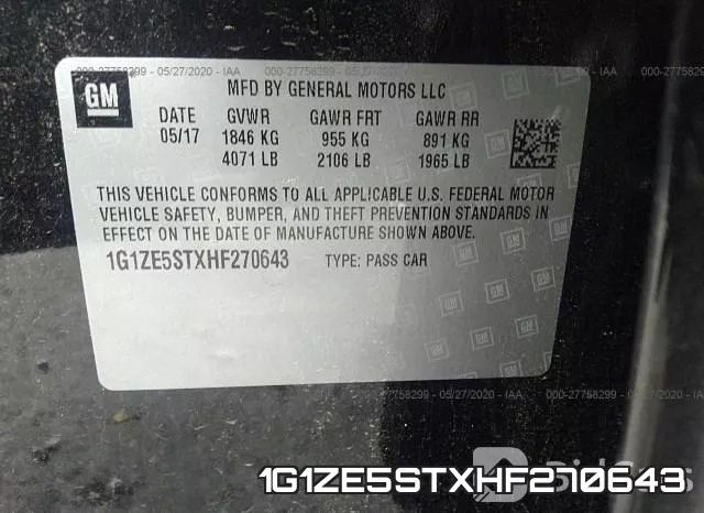 1G1ZE5STXHF270643