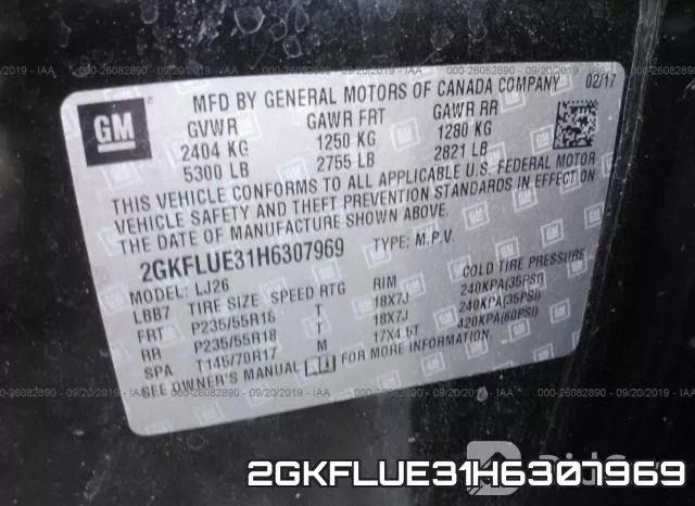 2GKFLUE31H6307969