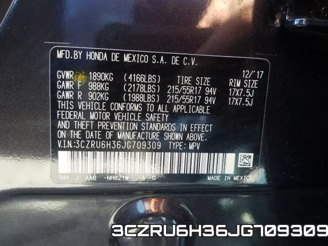 3CZRU6H36JG709309