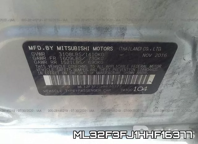 ML32F3FJ1HHF16377