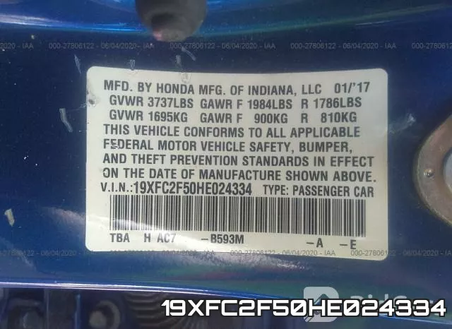19XFC2F50HE024334