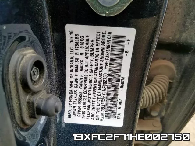 19XFC2F71HE002750