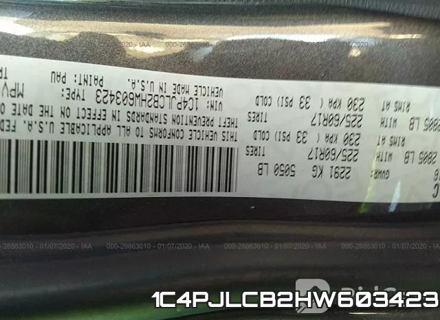 1C4PJLCB2HW603423