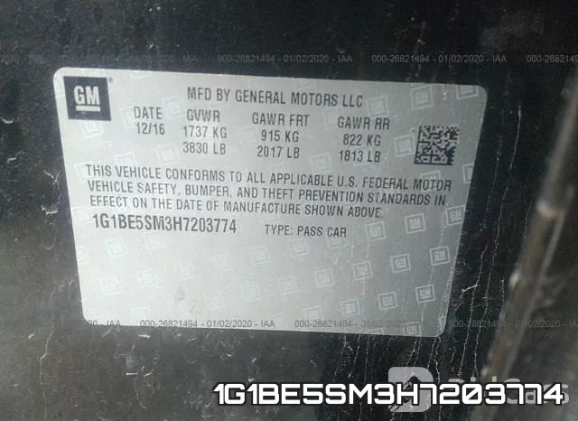 1G1BE5SM3H7203774