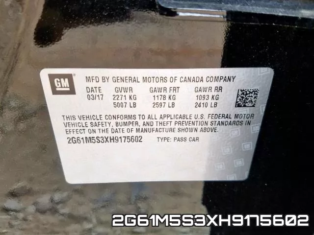 2G61M5S3XH9175602