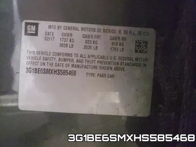 3G1BE6SMXHS585468