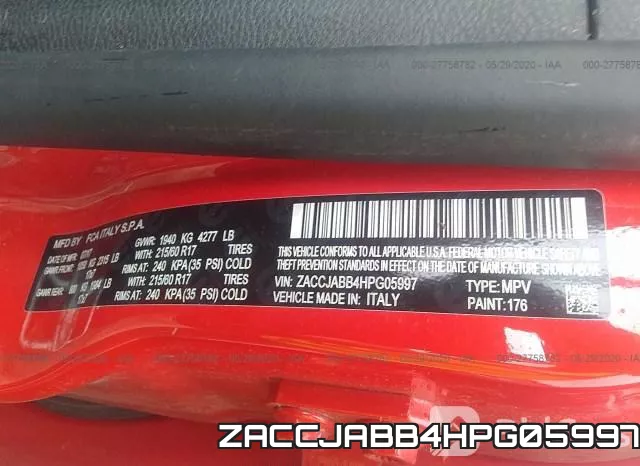 ZACCJABB4HPG05997